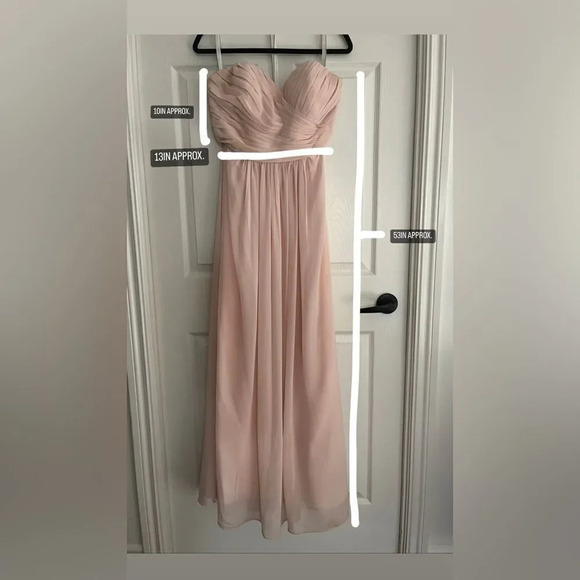 Bridesmaid/Prom Blush Pink Dress - Picture 7 of 7